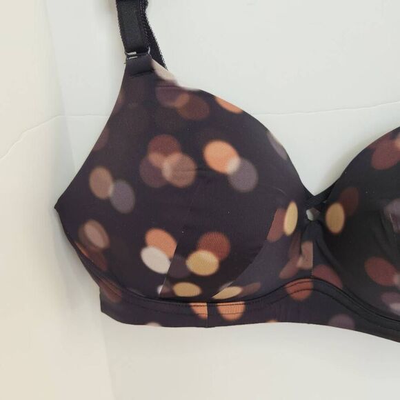 Torrid Curve Push Up Full Coverage Padded Black Pola Dot Bra 38D - Picture 4 of 12